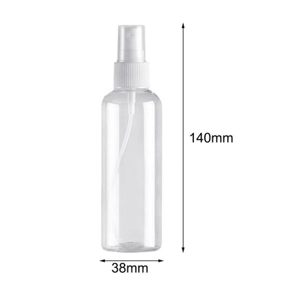 Fine-Mist Travel Spray Bottles, 100 ml Refillable, Set of 2, Clear - Image 2
