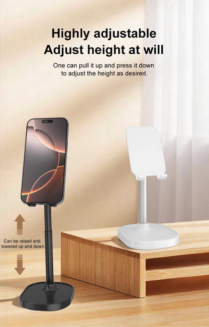 Adjustable Aluminum Phone Stand for Desk, Filming and Video Calls, Night Black - Image 6