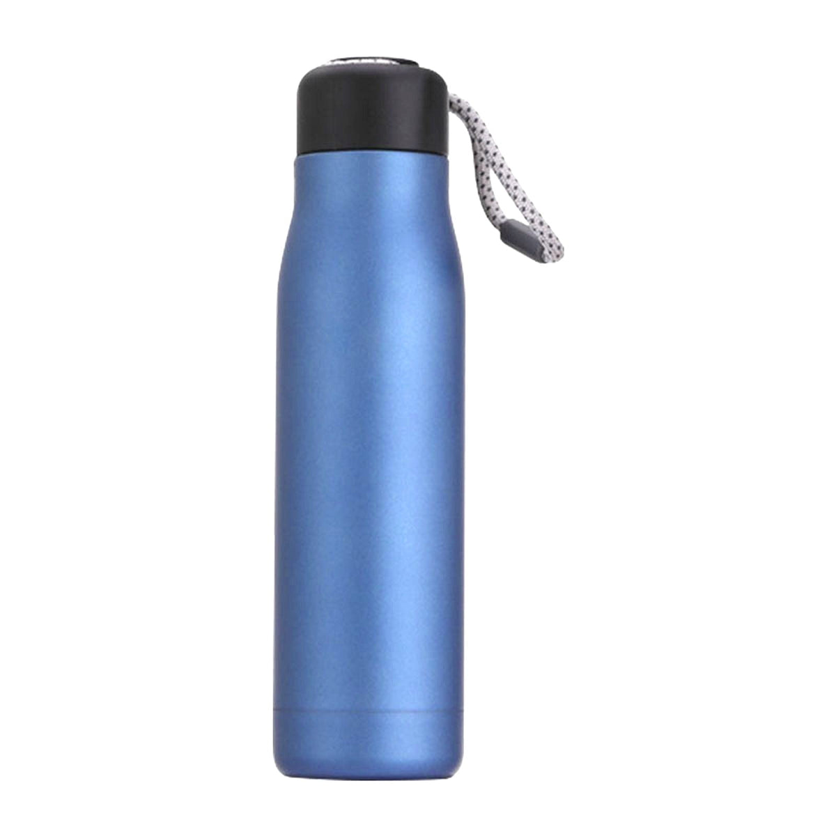 Insulated Stainless Steel Sports Bottle, 18.5 oz Double-Wall Leak-Proof, Blue - Image 2