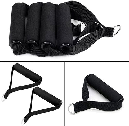 Foam Grip Handles for Resistance Bands, Set of 4, Non-Slip Sweat-Wicking Grips - Image 4