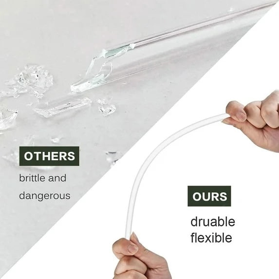 Replacement Straws for 40 oz and 30 oz Tumblers, 6-Pack with Cleaning Brush, Clear - Image 5