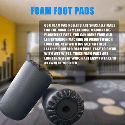 Foam Roller Pads with PU Leather Cover, 7 in Replacement Leg Extension Pads - Image 6