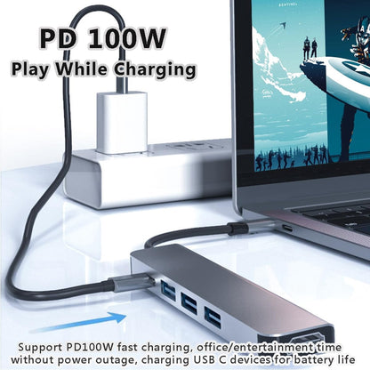 USB-C Hub 5-in-1 with 4K HDMI, 3 USB 3.0 Ports and 100 W Power Delivery - Image 5