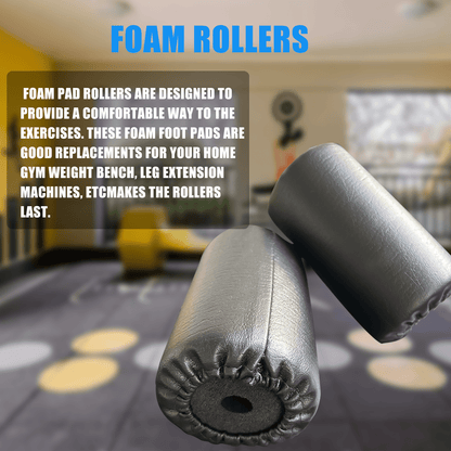 Foam Roller Pads with PU Leather Cover, 7 in Replacement Leg Extension Pads - Image 3