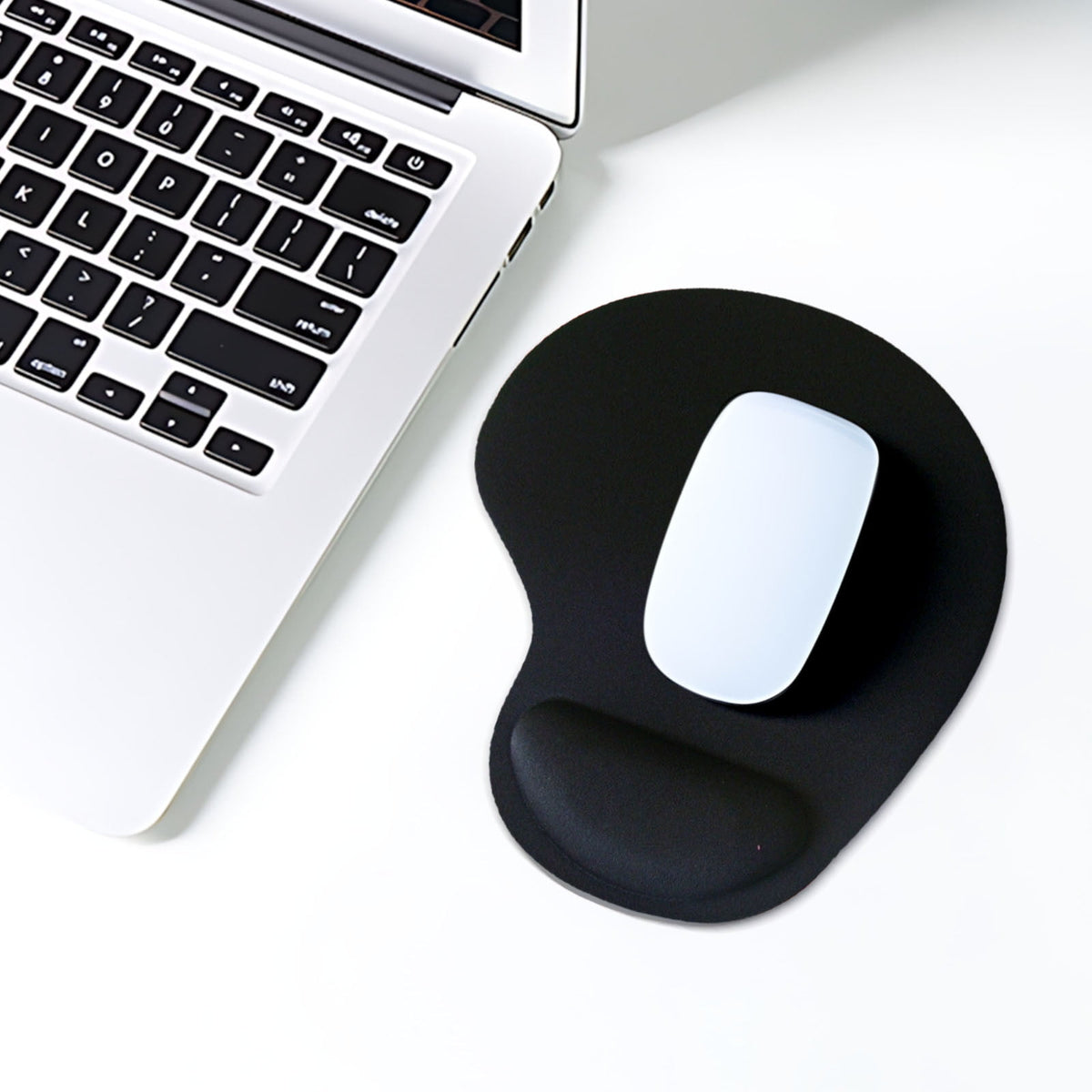 Ergonomic Mouse Pad with Memory Foam Wrist Rest and Non-Slip Base, 240 x 200 mm - Image 2