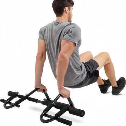 Foldable Doorway Pull-Up Bar with 12 Grips, Steel, Supports 300 lb - Image 5