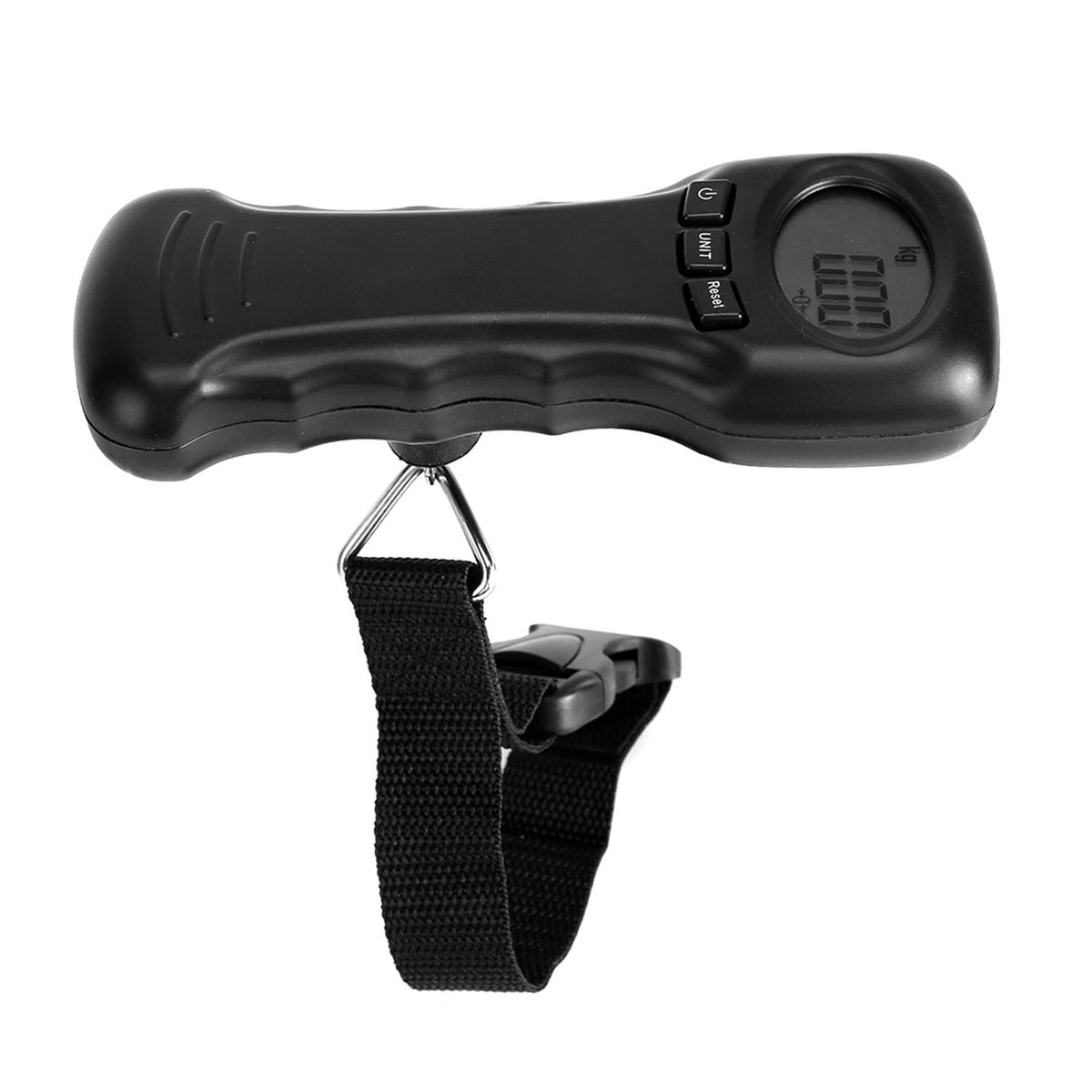 Digital Hanging Luggage Scale, 97 lb / 44 kg Capacity with LCD and Tare - Image 2