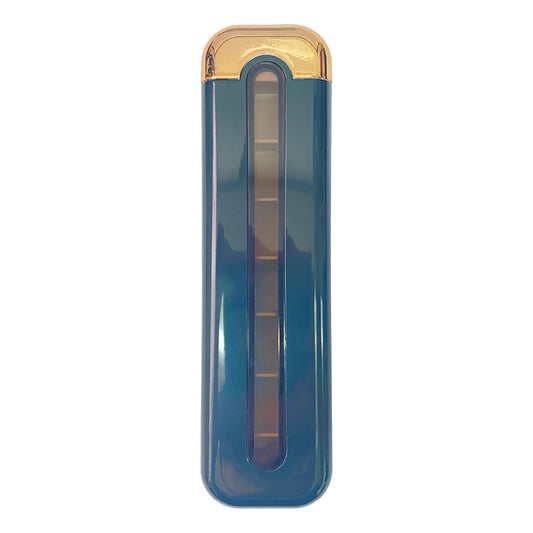 Slim 7-Day Pill Organizer with Slide-Open Compartments, Colours Vary