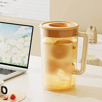 Half-Gallon Pitcher with Lid, 1.75 L BPA-Free Plastic Jug, Green - Image 6