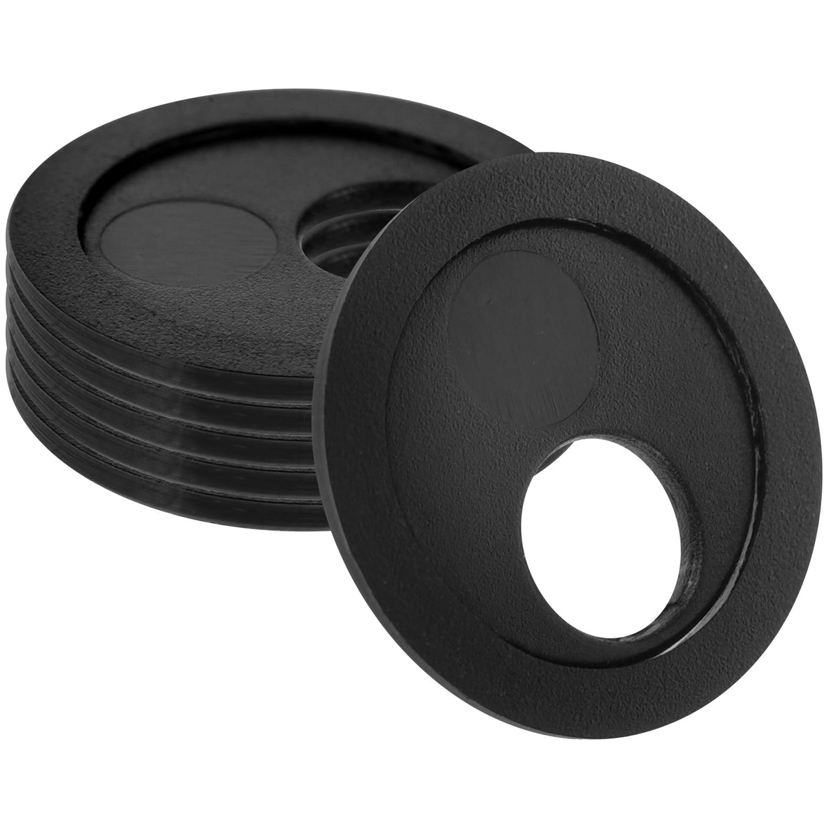 Phone Camera Privacy Covers, 6-Pack Slide-Open Webcam Lens Protectors, Black