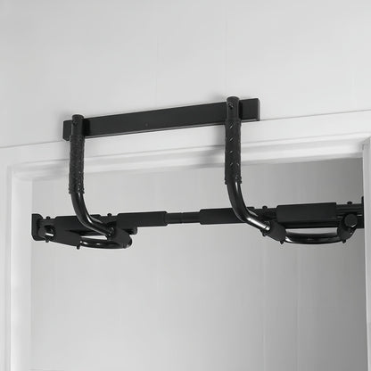 Foldable Doorway Pull-Up Bar with 12 Grips, Steel, Supports 300 lb - Image 3