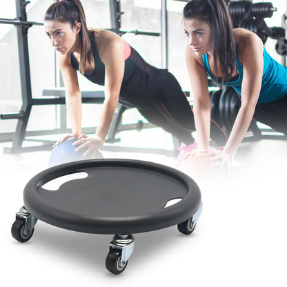 Four-Wheel Ab Roller with Knee Mat, Multi-Directional Core Trainer - Image 2
