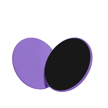Dual-Sided Core Sliders for Carpet and Hard Floors, Pair of Gliding Discs