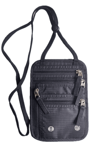 RFID-Blocking Neck Wallet, Slim Lightweight Passport and Card Pouch for Travel - Image 6
