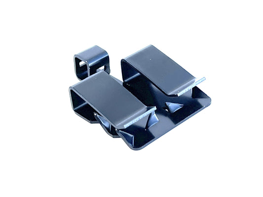 Aluminum Roof Cable Clips for Asphalt Shingles, 10 Clips with 10 UV-Resistant Zip Ties