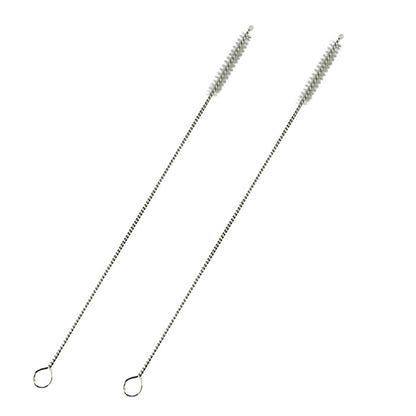 Stainless Steel Straw Cleaning Brush, 6.9 in Heavy-Duty Bristle Cleaner