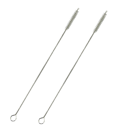 Stainless Steel Straw Cleaning Brush, 6.9 in Heavy-Duty Bristle Cleaner