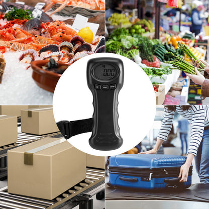Digital Hanging Luggage Scale, 97 lb / 44 kg Capacity with LCD and Tare - Image 4