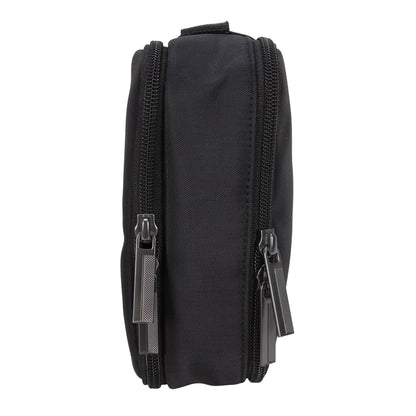 Compression Packing Cubes, 4-Piece Nylon Set with Expandable Mesh-Front Zippers, Black - Image 6
